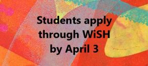 Students Apply by April 3 [link]